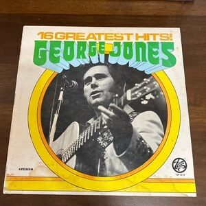 George Jones 16 Greatest Hits! Vintage vinyl record